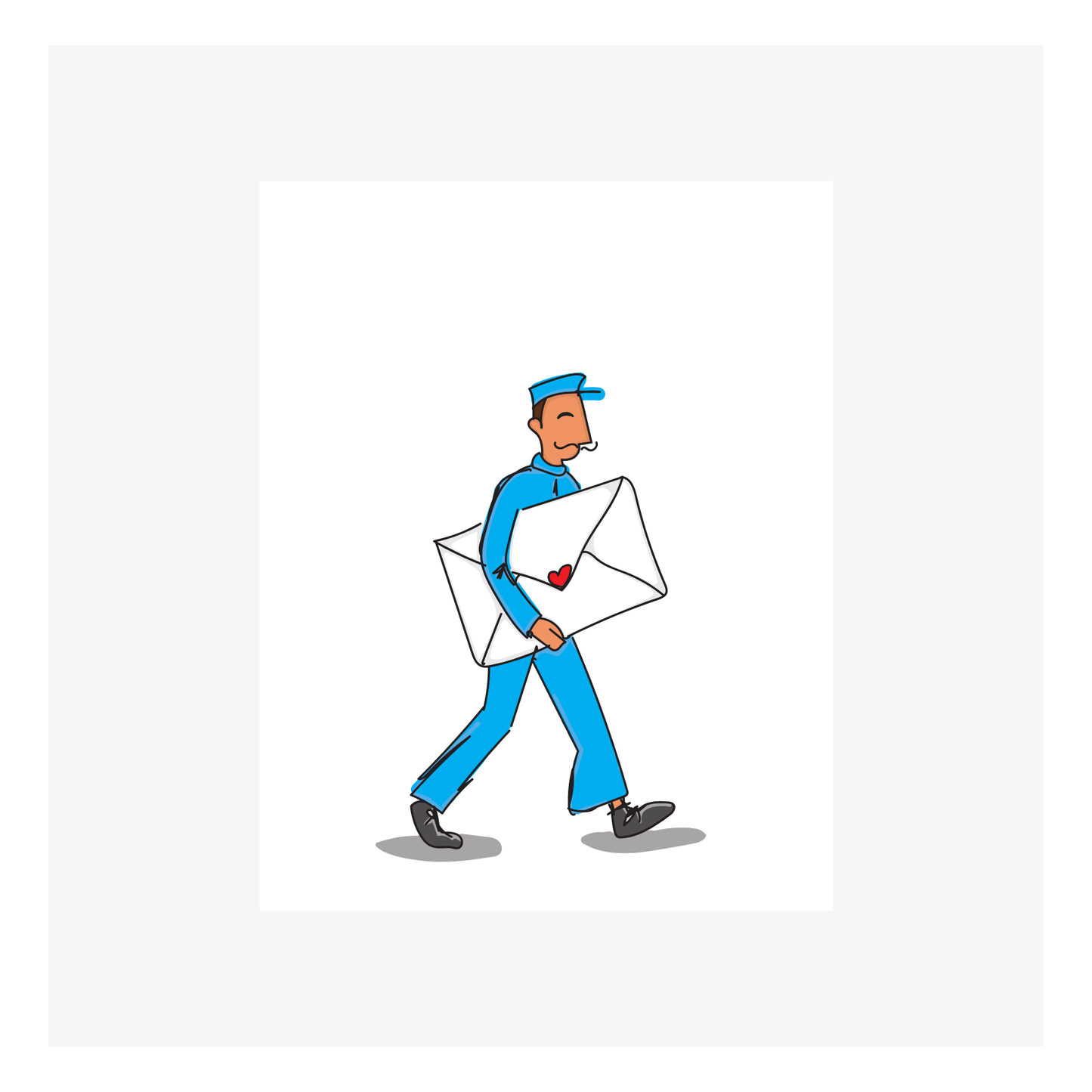 Carte Saint Valentin M’AryCard avec video - NFC – design Facteur