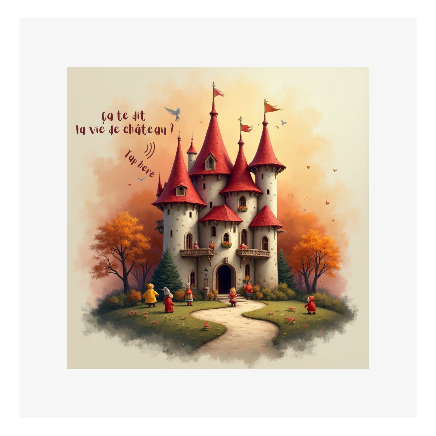 Carte M’AryCard avec video - NFC – design ça te dit la vie de château