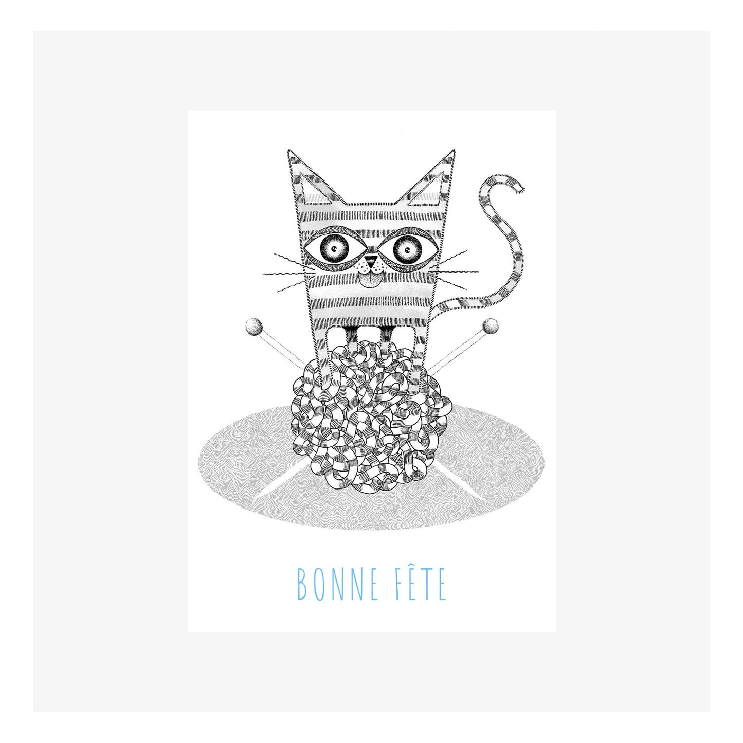 Carte Fêtes M’AryCard avec video - NFC - design Mathieu Tucker