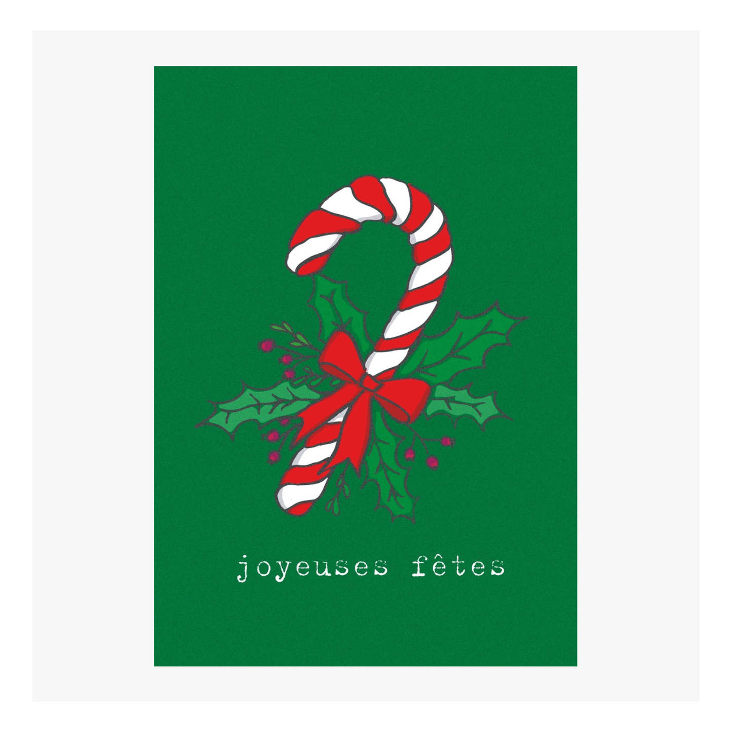 Carte Noël M’AryCard avec video - NFC – design sucre d'orge