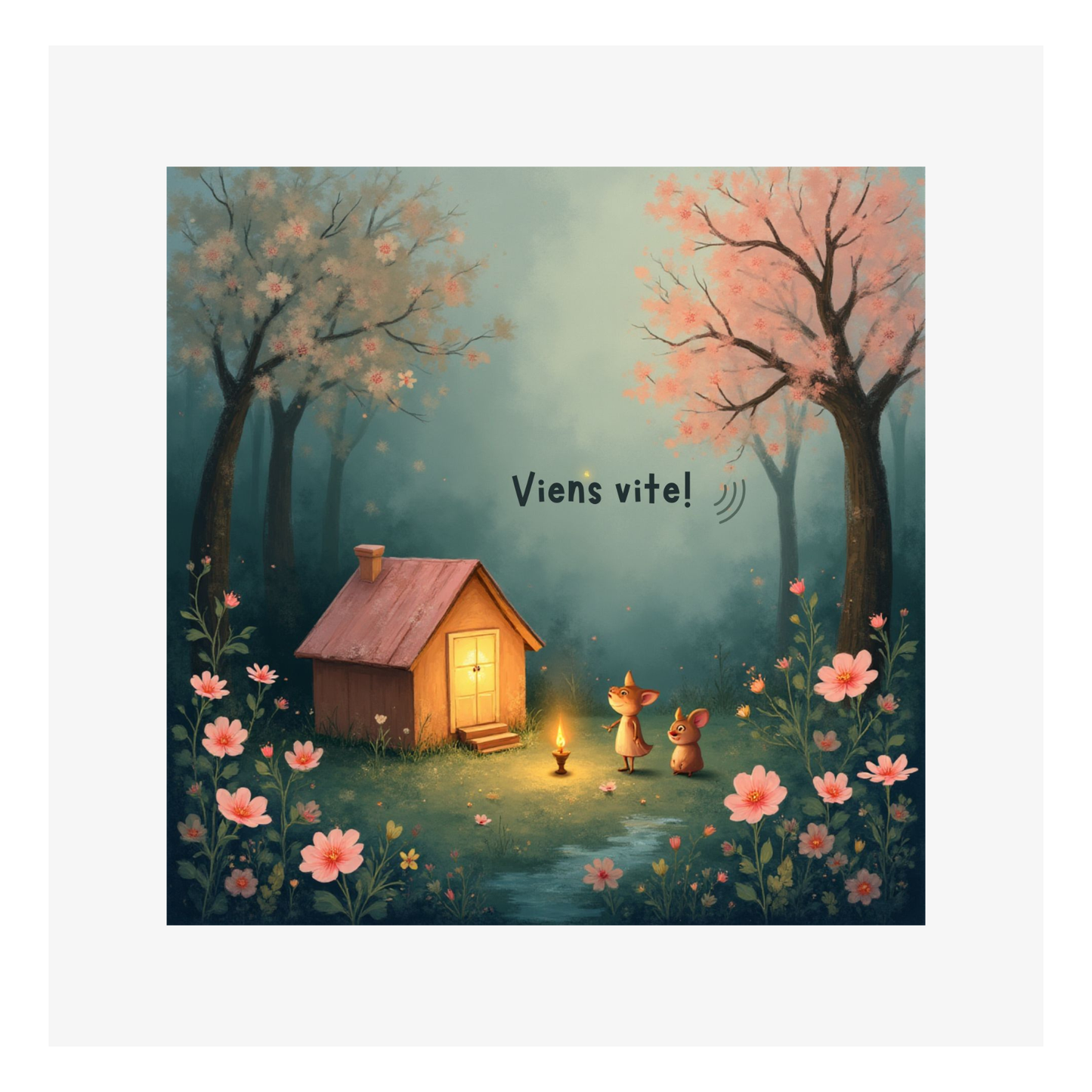 Viens vite! by M'AryCard - 148x148mm