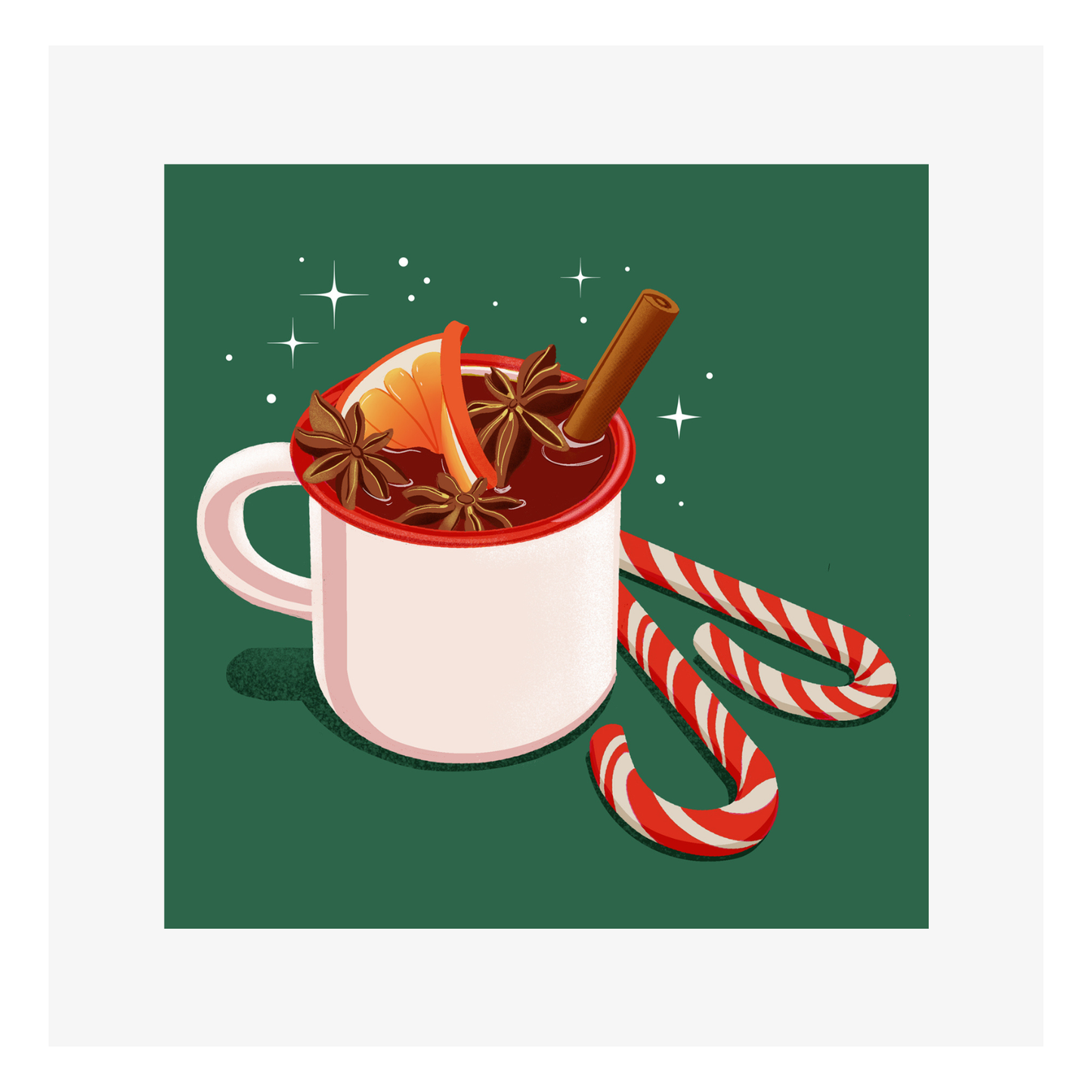 Carte Fêtes M’AryCard avec video - NFC – design vin chaud