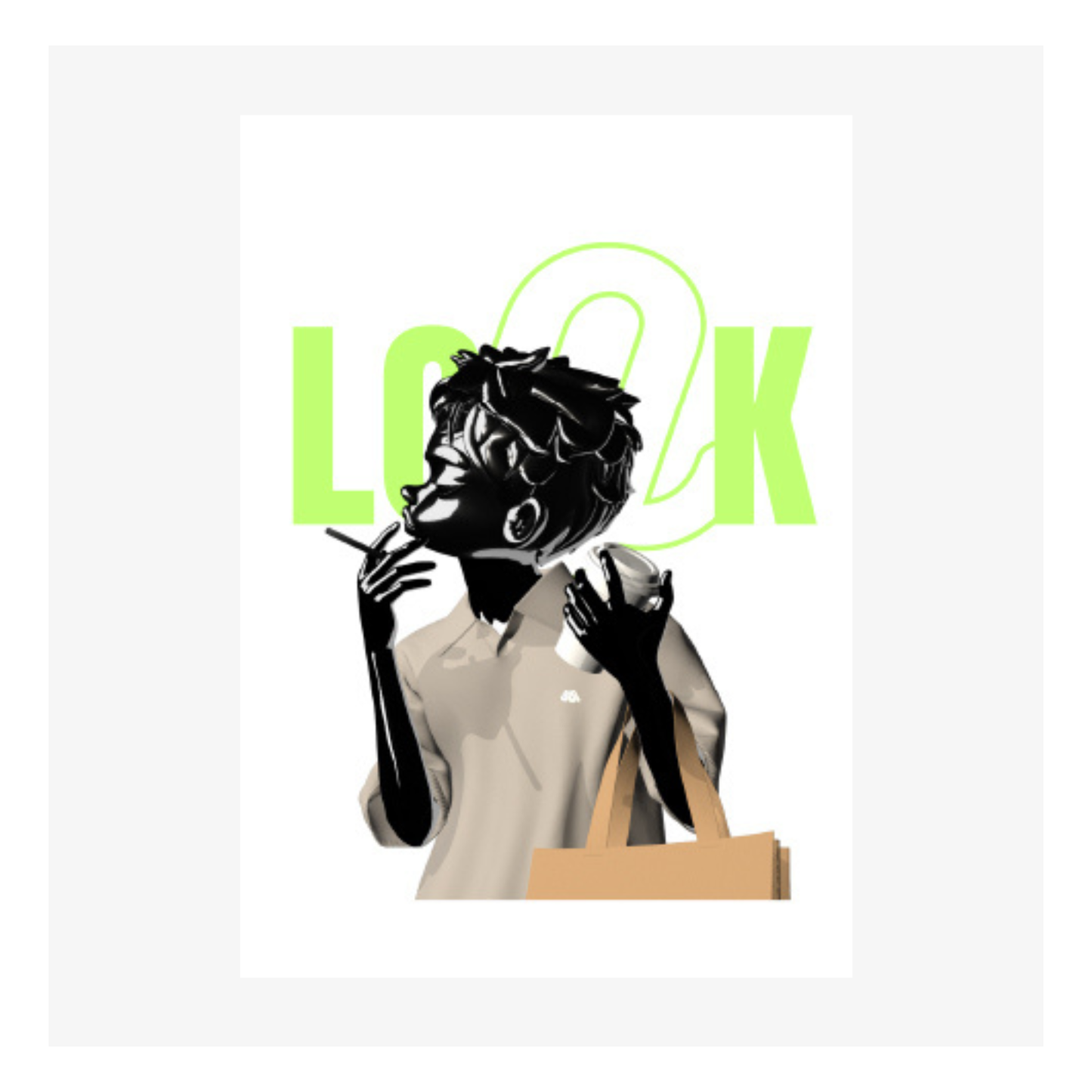 Carte M’AryCard avec video - NFC – design Laura Meneghetti Look chrome