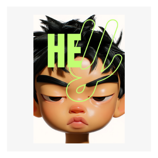 Carte M’AryCard avec video - NFC – design Laura Meneghetti Hey