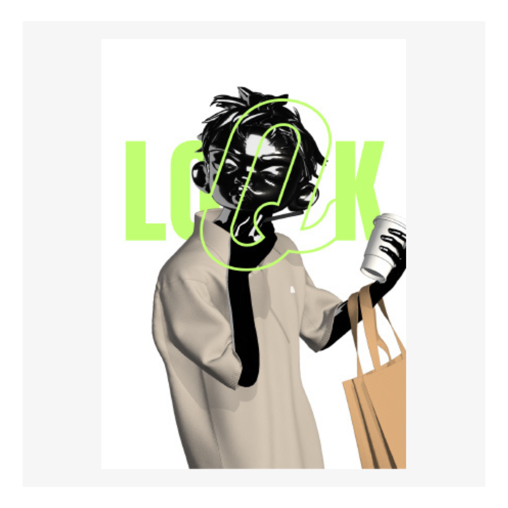 Carte M’AryCard avec video - NFC – design Laura Meneghetti Look chrome