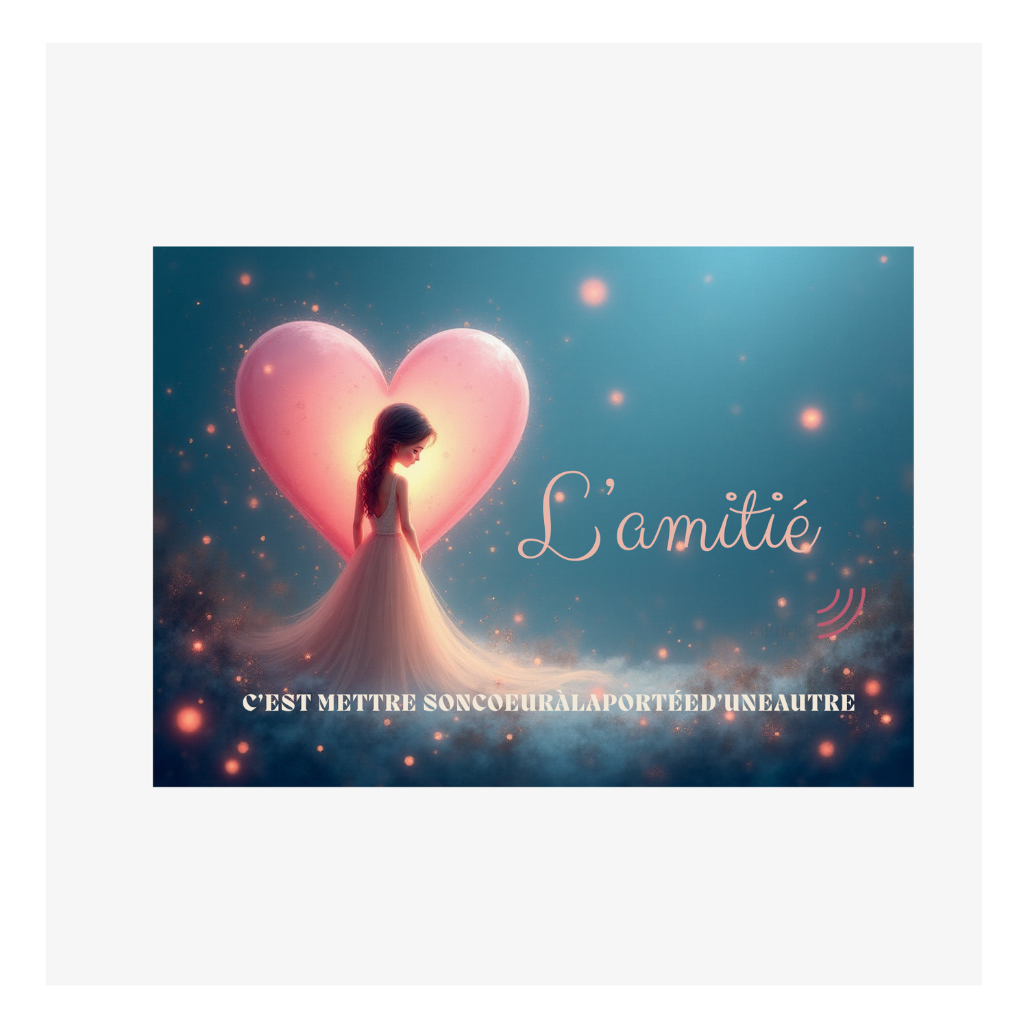 Carte M’AryCard avec video - NFC – design amitié