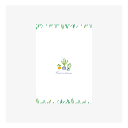 Carte Naissance M’AryCard avec video - NFC – design plantes