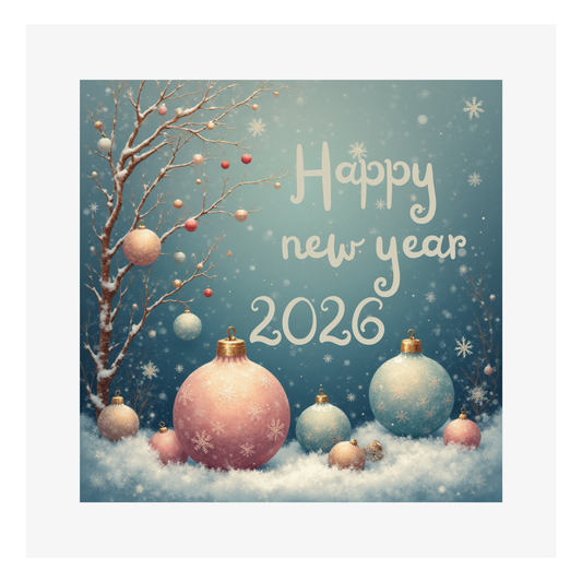 Happy New Year 2026 by M'AryCard - 148x148mm