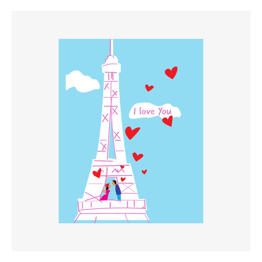 Eiffel Tower "I love you"