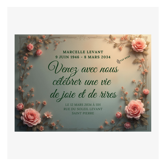 Condoléances par M'AryCard - 148x105mm