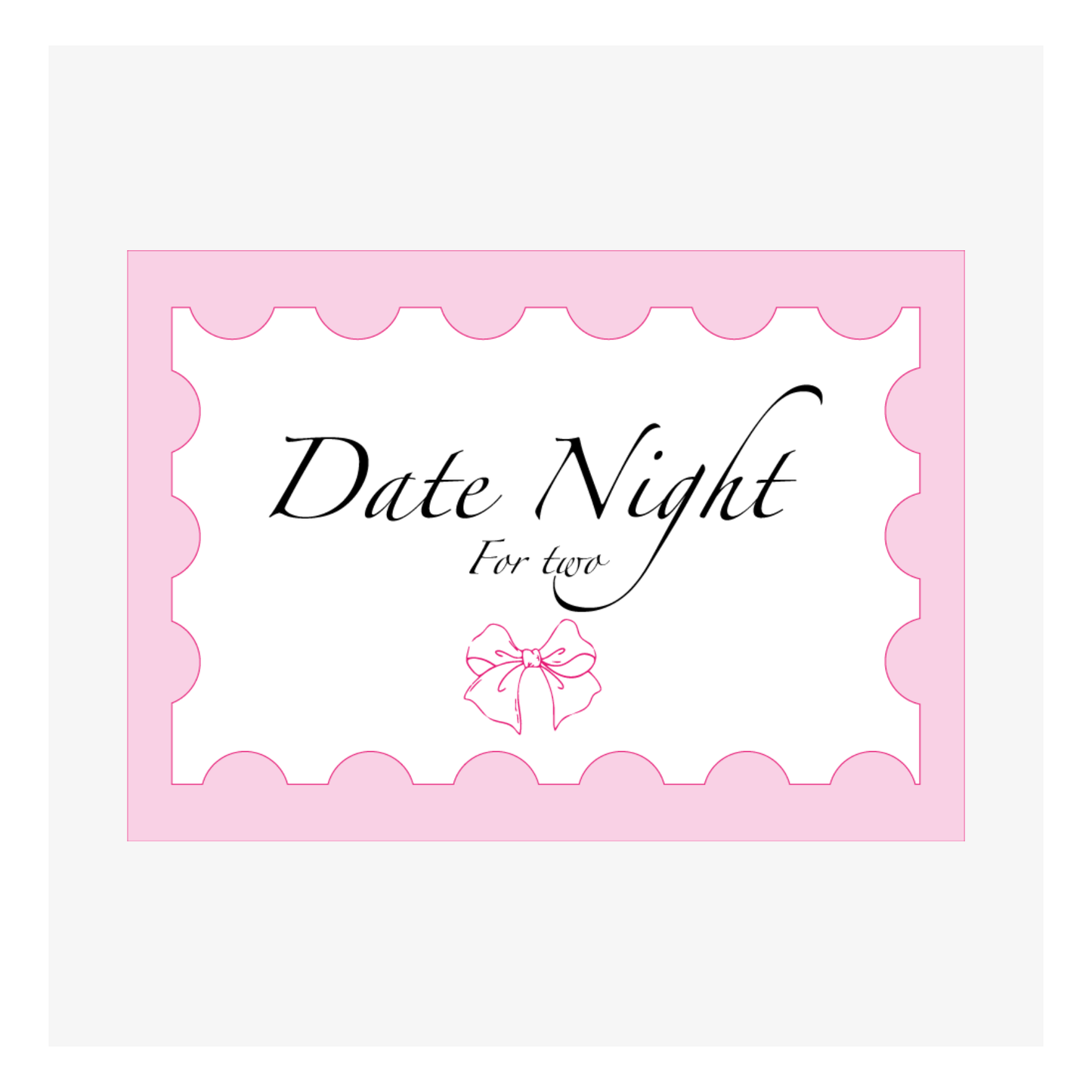 Carte Saint Valentin M’AryCard avec video - NFC – design date night