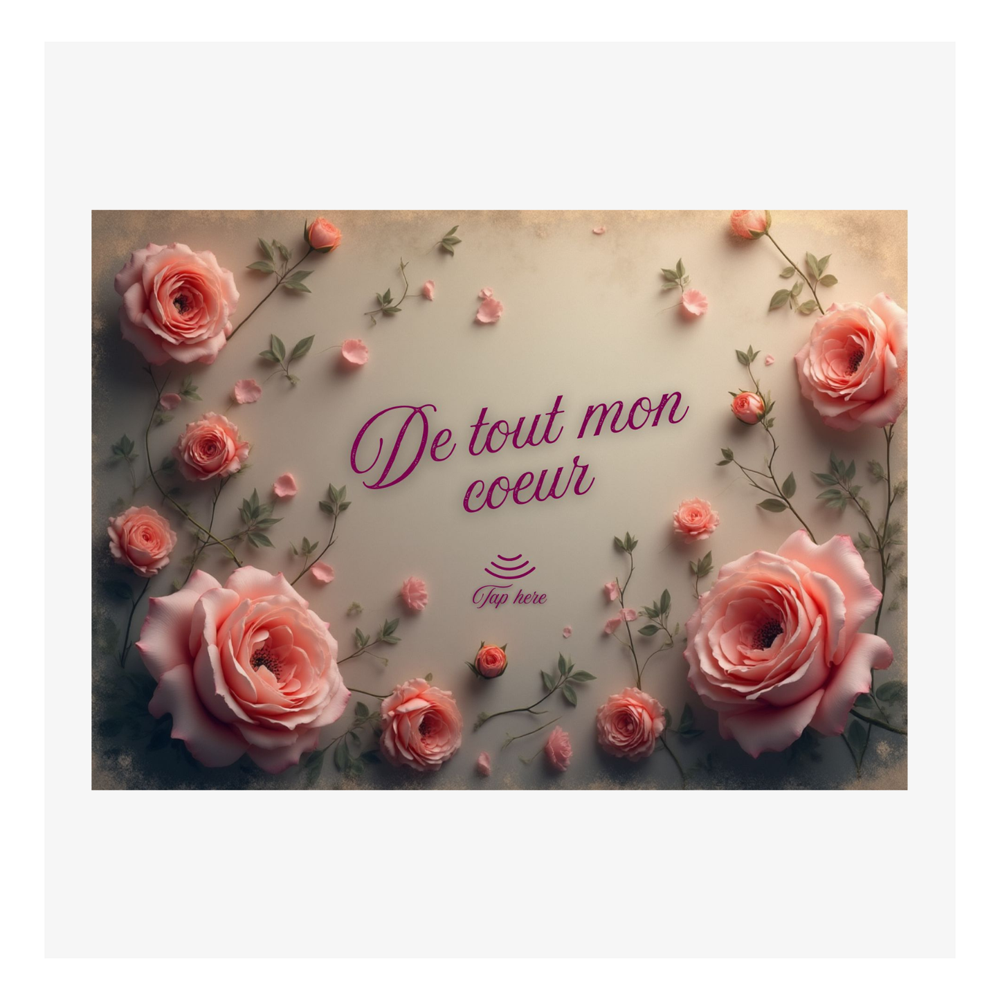 De tout mon coeur par M'AryCard - 148x105mm