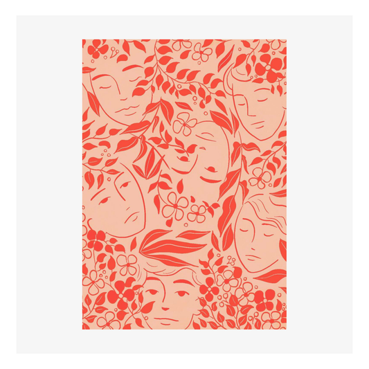 Carte M’AryCard avec video - NFC – design fleurs