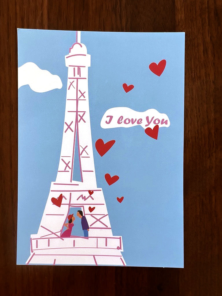 Eiffel Tower "I love you"