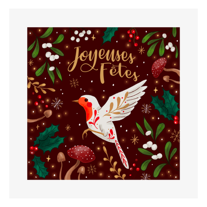 Carte Fêtes M’AryCard avec video - NFC – design joyeuses fêtes