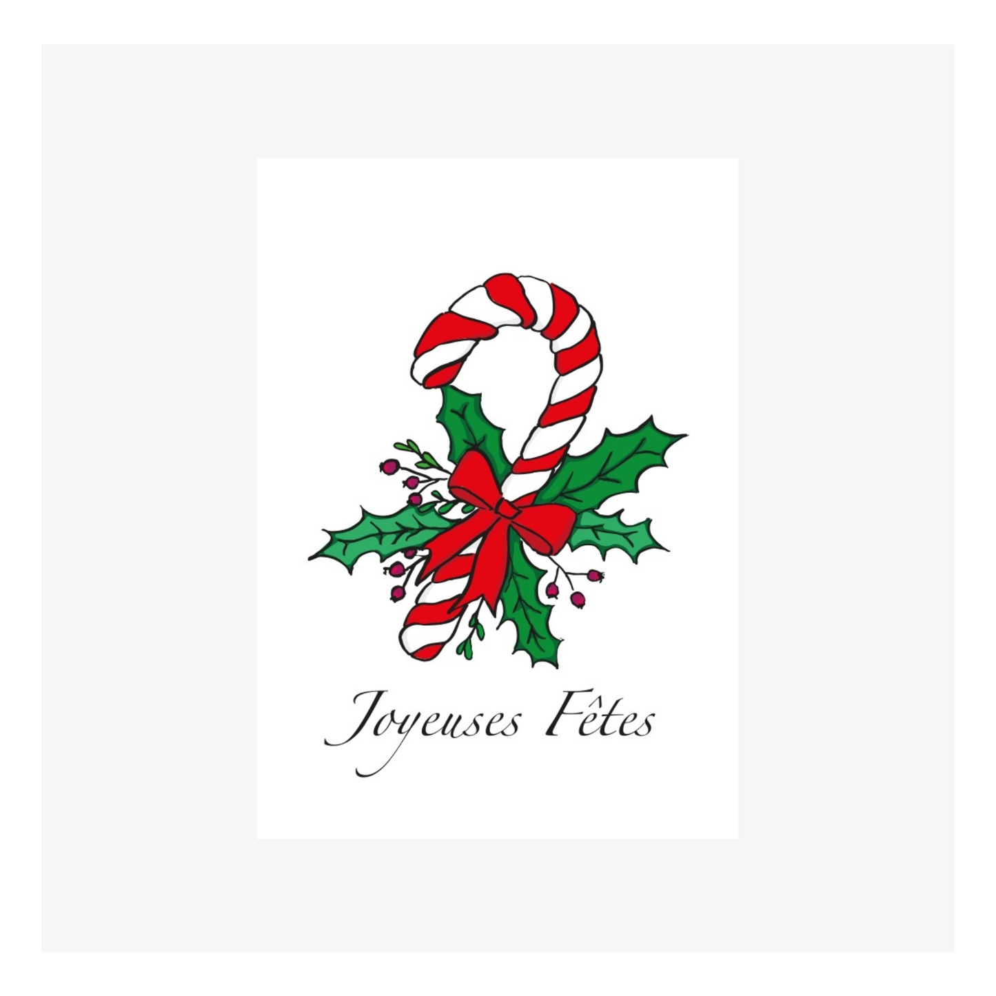 Joyeuses fêtes sucrées par M'AryCard - 85x55mm