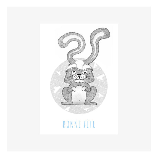 Carte Fêtes M’AryCard avec video - NFC - design Mathieu Tucker