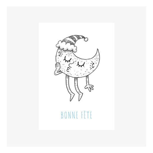 Carte Fêtes M’AryCard avec video - NFC - design Mathieu Tucker