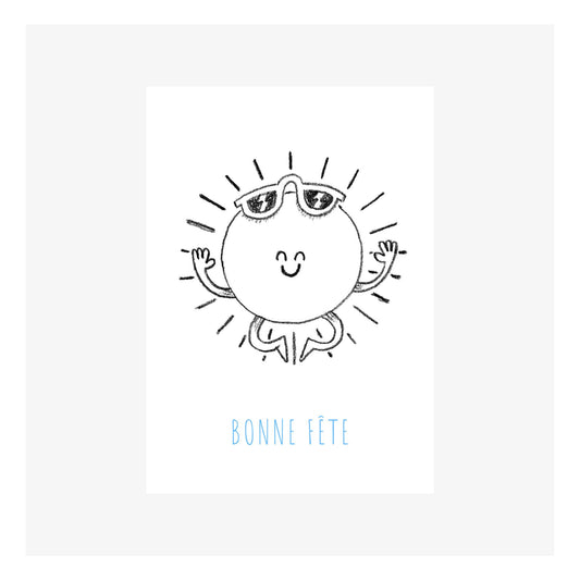 Carte Fêtes M’AryCard avec video - NFC - design Mathieu Tucker