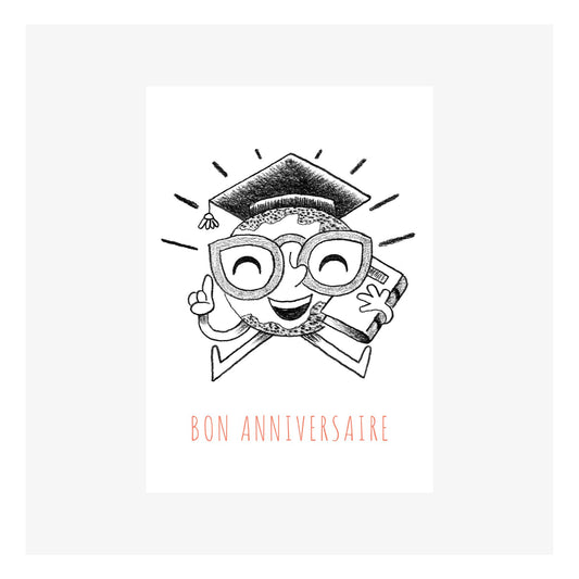 Carte Anniversaire M’AryCard avec video - NFC - design Mathieu Tucker