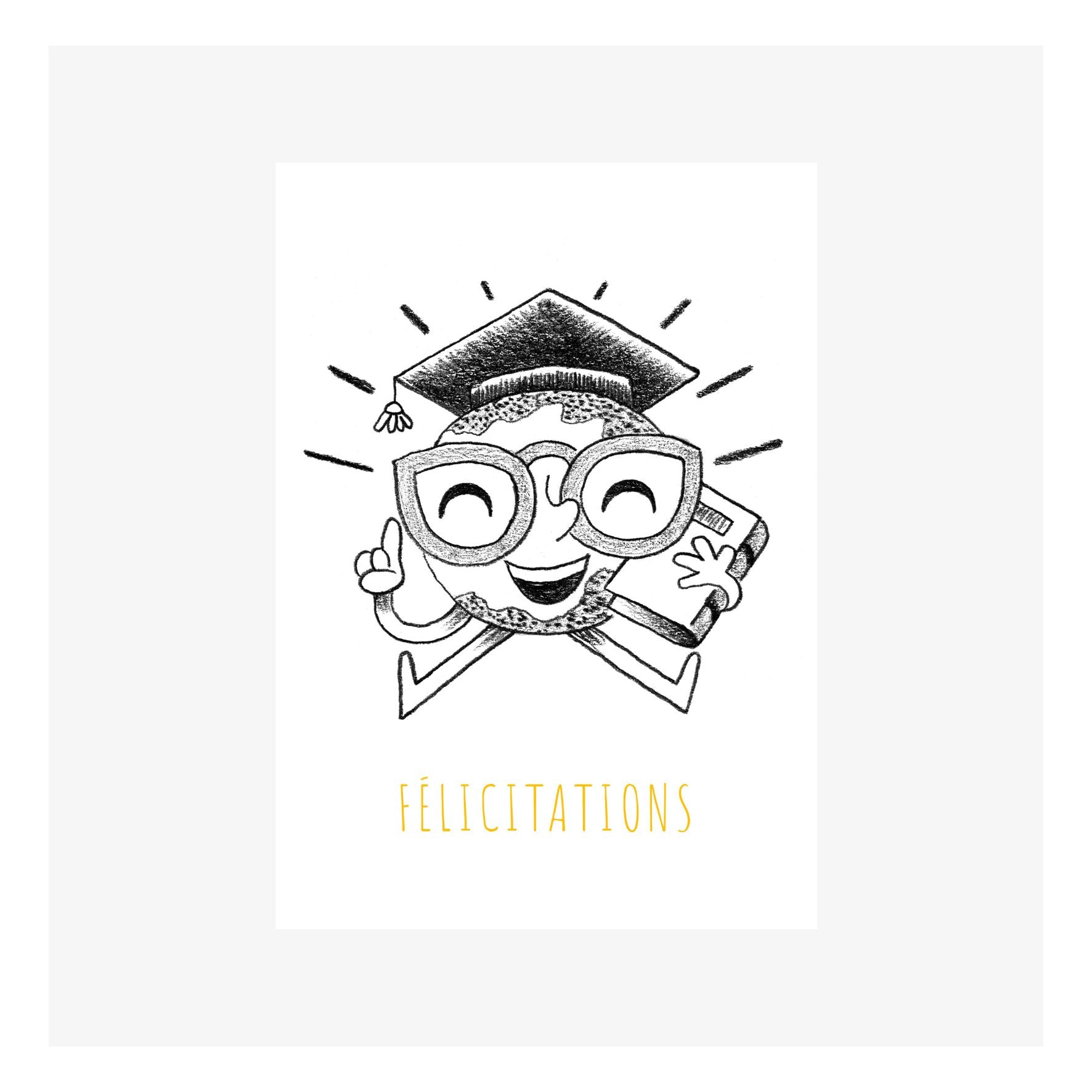 Carte Félicitations M’AryCard avec video - NFC - design Mathieu Tucker