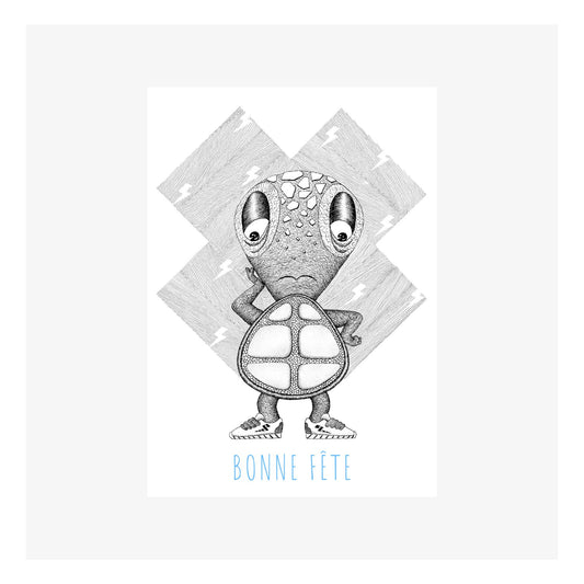 Carte Fêtes M’AryCard avec video - NFC - design Mathieu Tucker