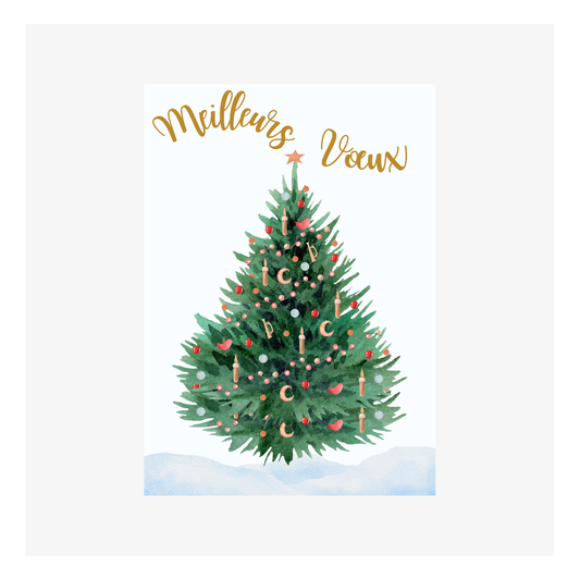 Meilleurs vœux par Shelly Paladini - 105x148 mm