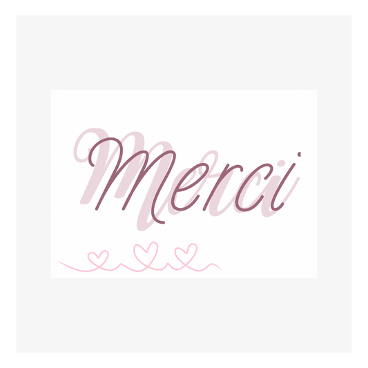 Thank you (pink) by Shelly Paladini - A6