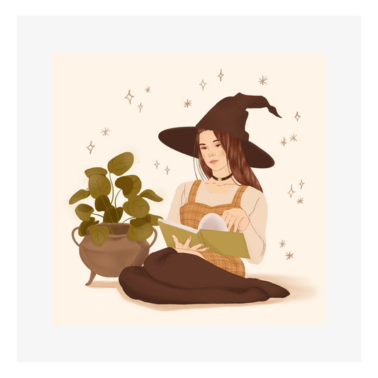 Carte M’AryCard avec video - NFC – design sorcière