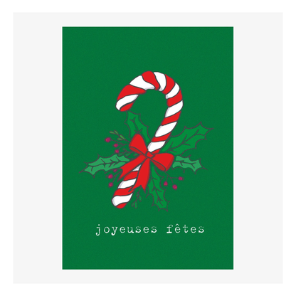 Carte Noël M’AryCard avec video - NFC – design sucre d'orge