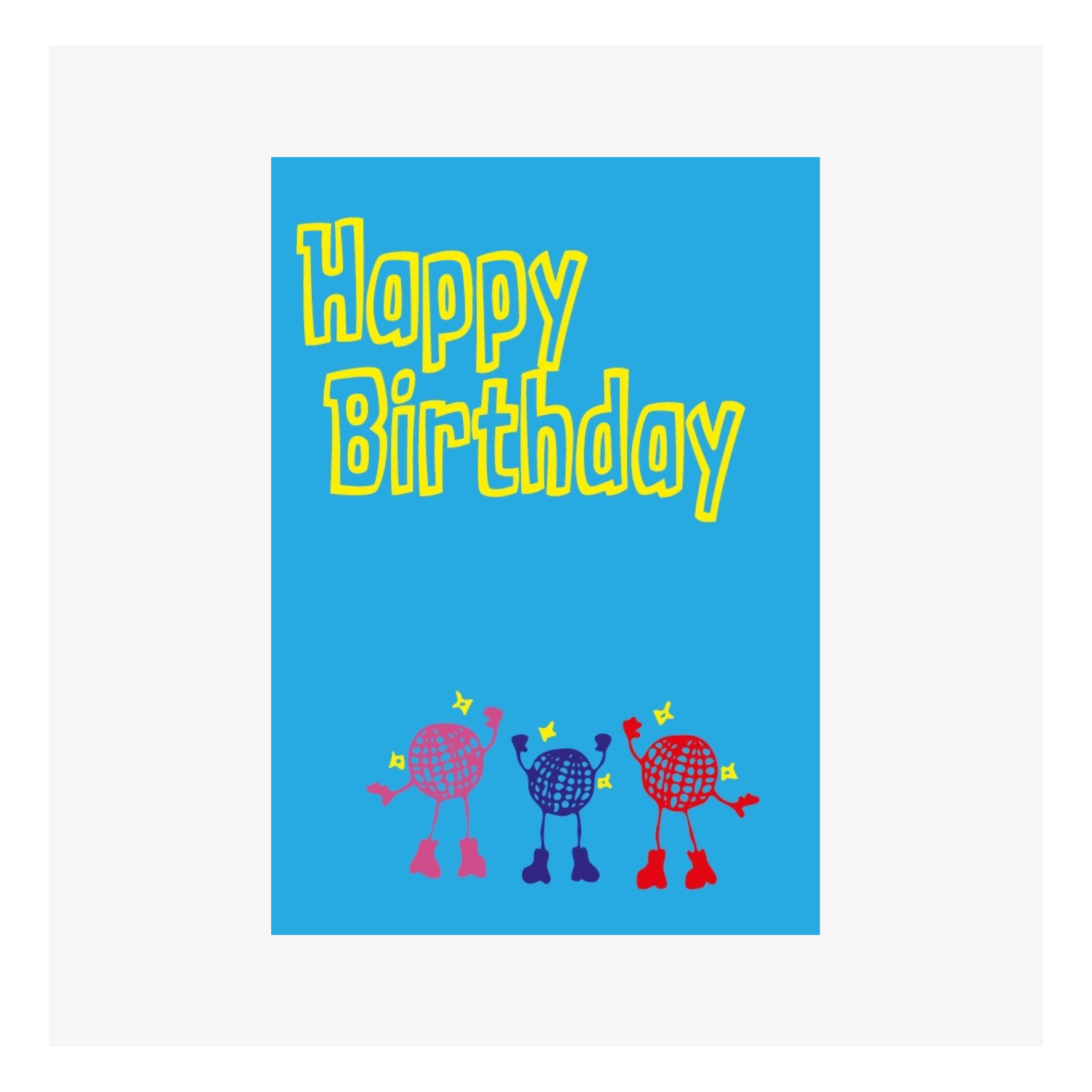 Carte Anniversaire M’AryCard avec video - NFC – design bleu