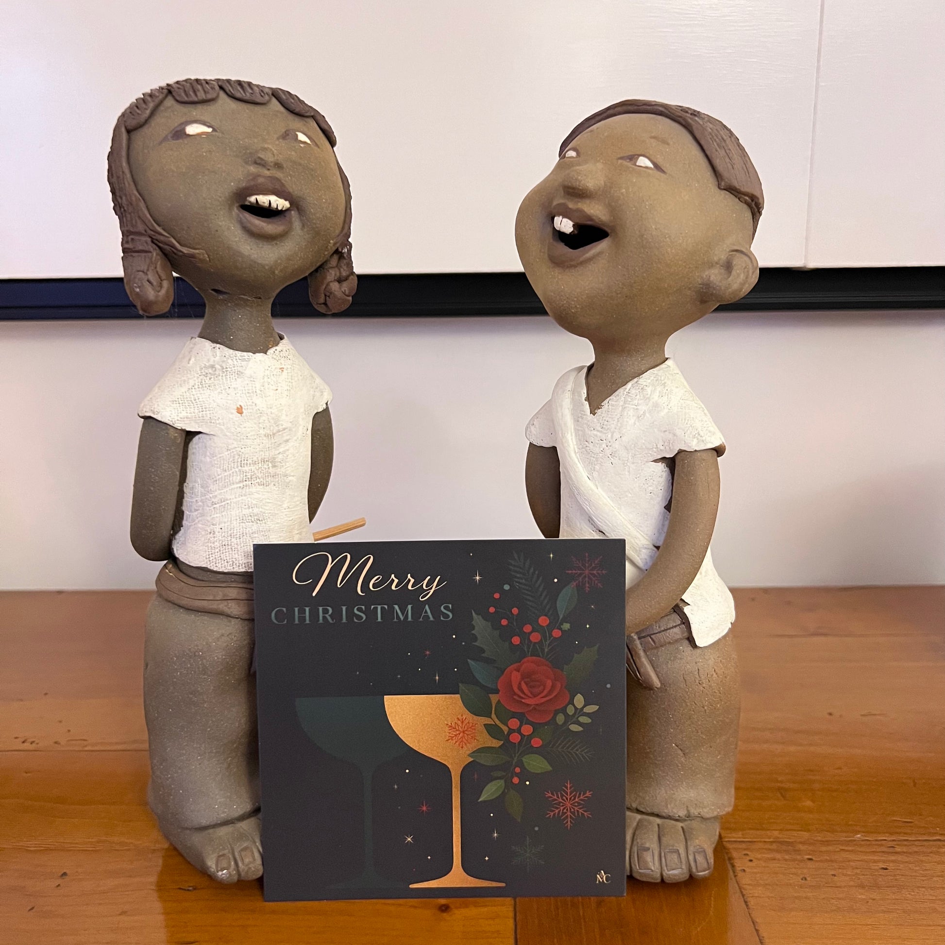 Carte Noël M’AryCard avec video - NFC - design cathy dumont