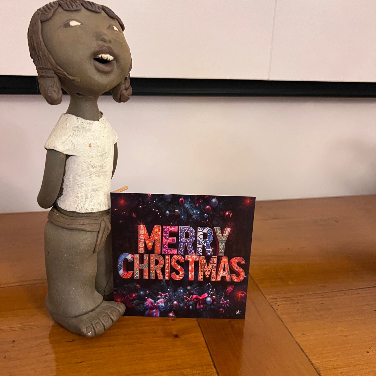 Carte Noël M’AryCard avec video - NFC - design Cathy Dumont