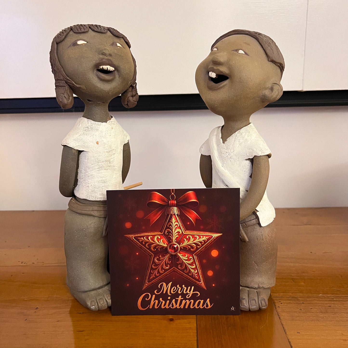 Carte Noël M’AryCard avec video - NFC - design Cathy Dumont