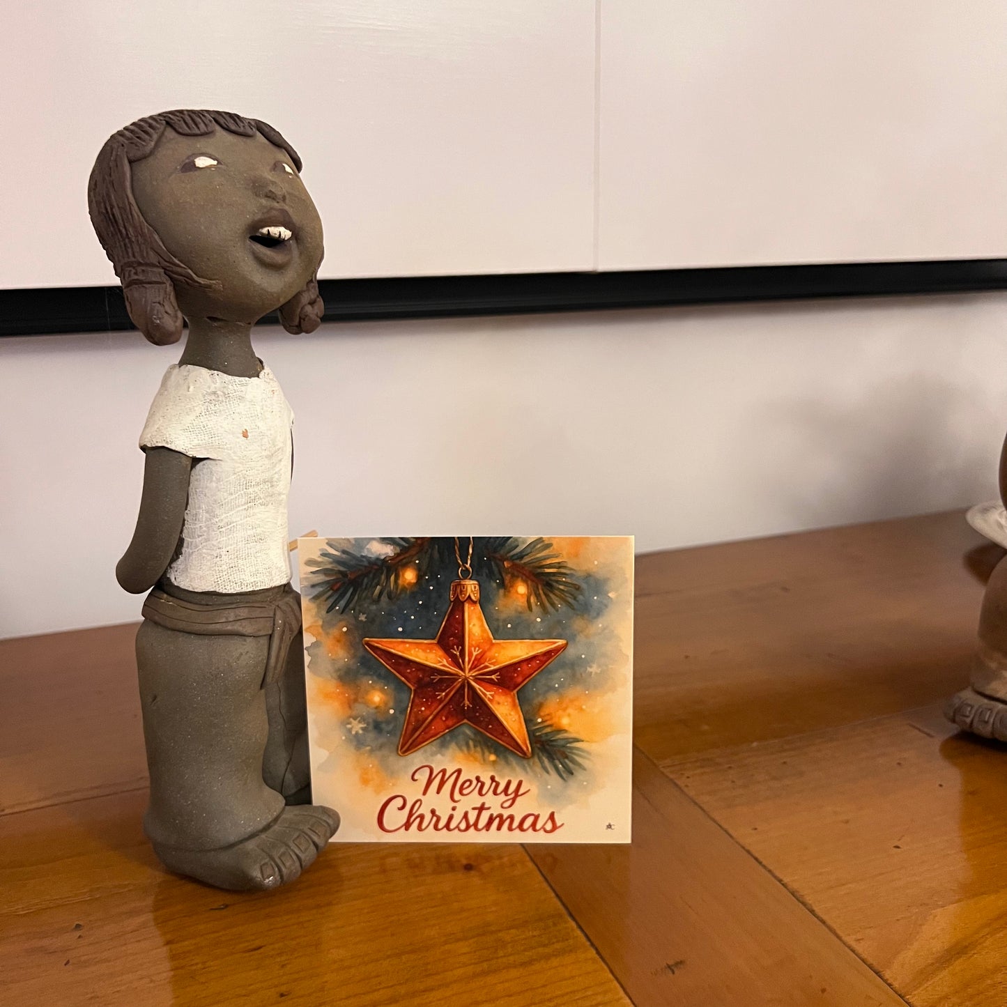 Carte Noël M’AryCard avec video - NFC - design Cathy Dumont