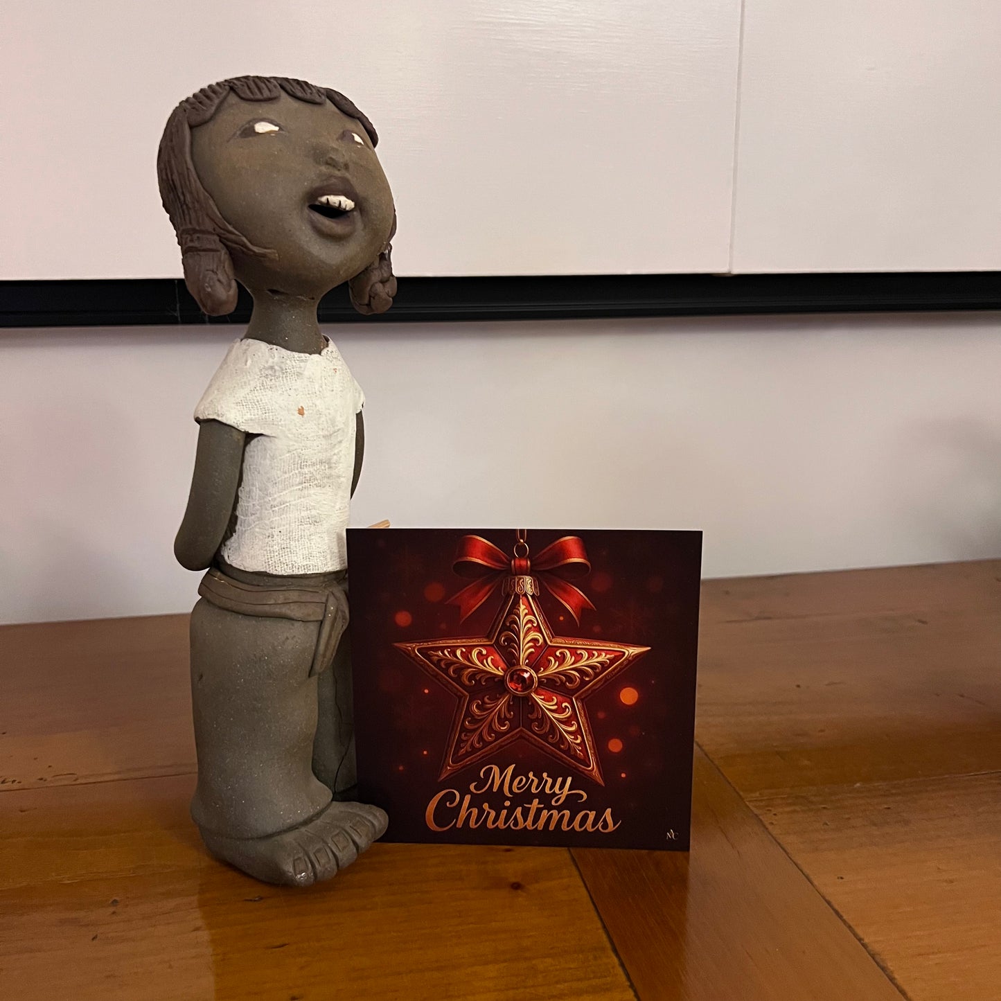 Carte Noël M’AryCard avec video - NFC - design Cathy Dumont