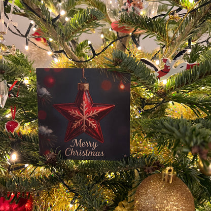 Carte Noël M’AryCard avec video - NFC - design Cathy Dumont