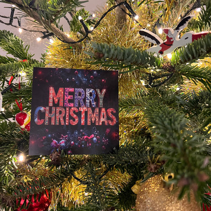 Carte Noël M’AryCard avec video - NFC - design Cathy Dumont