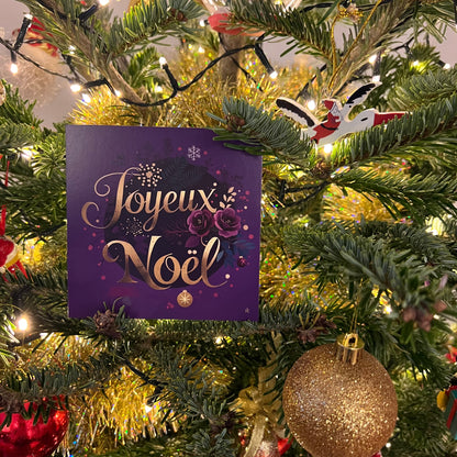 Carte Noël M’AryCard avec video - NFC - design Cathy Dumont