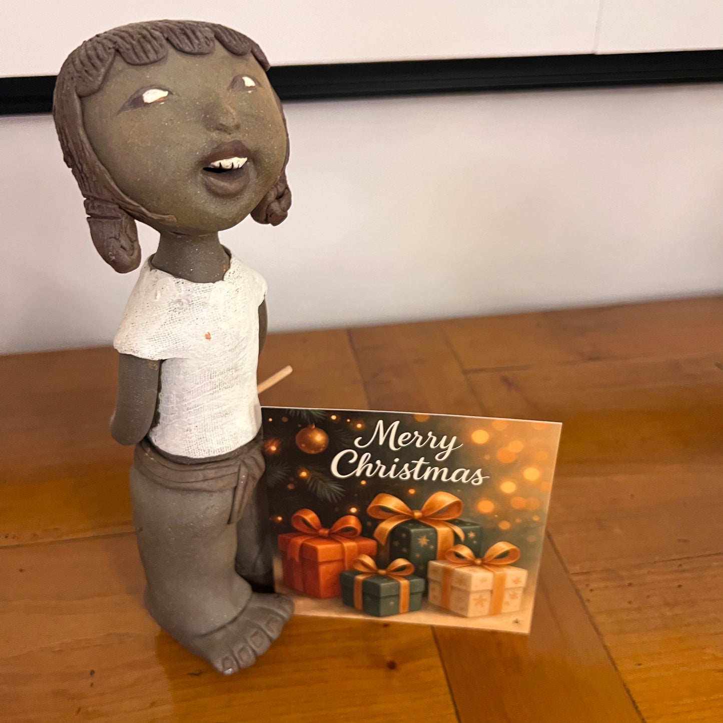 Carte Noël M’AryCard avec video - NFC - design Cathy Dumont