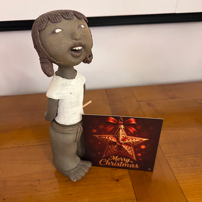 Carte Noël M’AryCard avec video - NFC - design Cathy Dumont