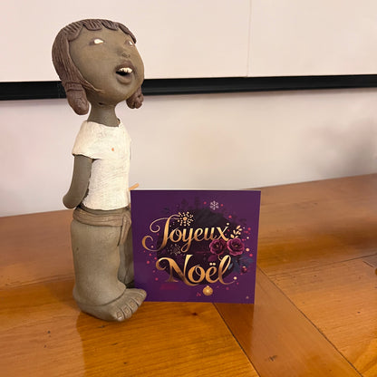 Carte Noël M’AryCard avec video - NFC - design Cathy Dumont