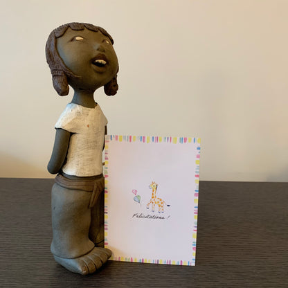 Carte Naissance M’AryCard avec video - NFC - design Inès