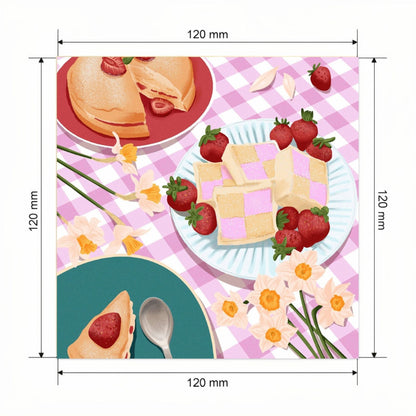 Carte avec video - NFC – dimensions 120x120mm