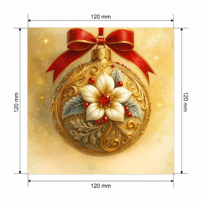 Carte Fêtes avec video - NFC – dimensions 120x120mm