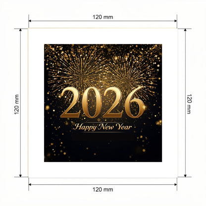 Carte Fêtes avec video - NFC – dimensions 120x120mm