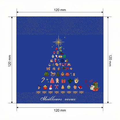 Carte Voeux avec video - NFC – dimensions 120x120mm