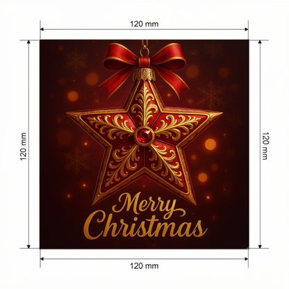 Carte Noël avec video - NFC – dimensions 120x120mm