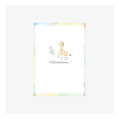 Carte Naissance M’AryCard avec video - NFC - design Inès