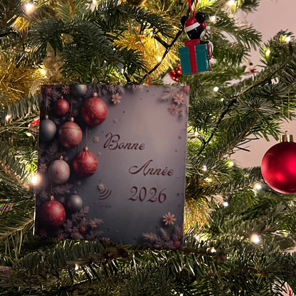 Carte Bonne Année avec video - NFC – design happy new year